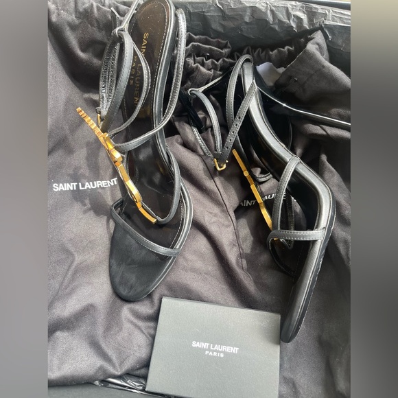 Ysl Cassandra Sandal -8.5 On Sale Now! Worn twice, EXCELLENT CONDITION - Picture 8 of 9